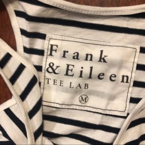 FRANK & EiLEEN racer back tank stripped.